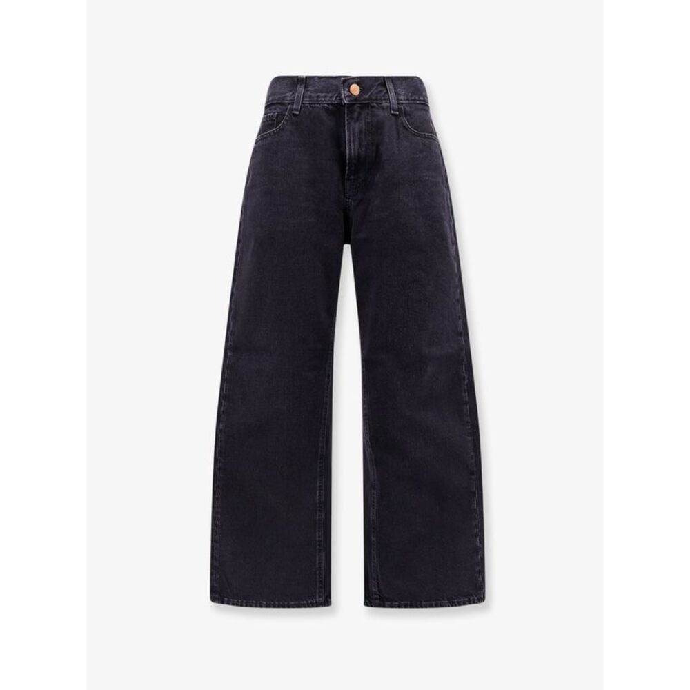 3X1 Women Aime Black Denim Trousers